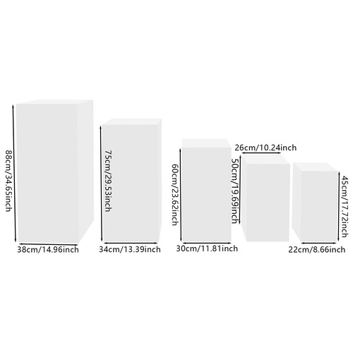 Square pedestal stand display - square,
