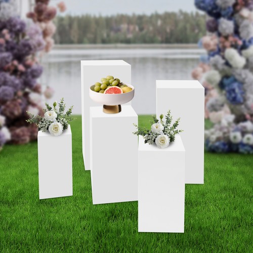 Square pedestal stand display - square, stand,
