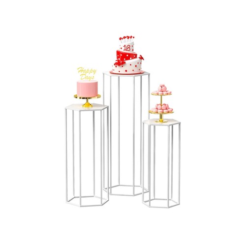 Piece white hexagonal - 3,
