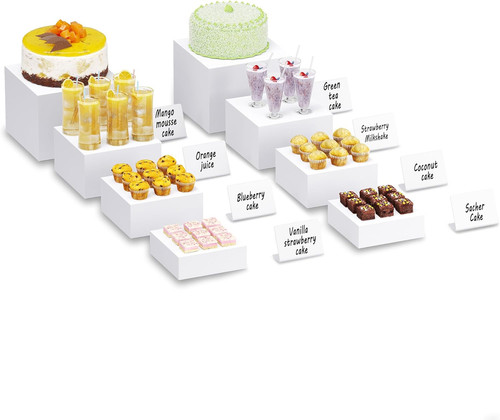 Food risers for buffet - for,
