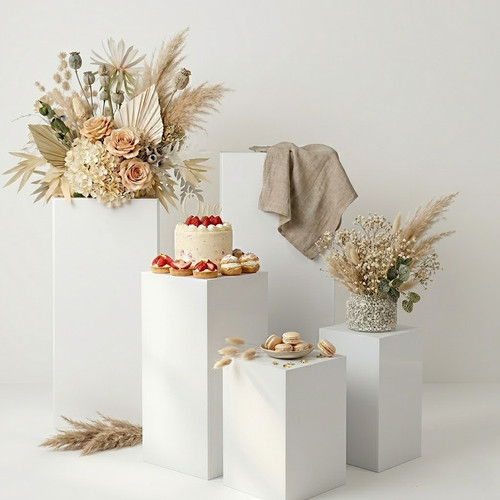 5pcs metal white - 5pcs, display