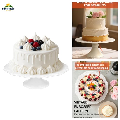 Inch cake stand - cake, porcelain