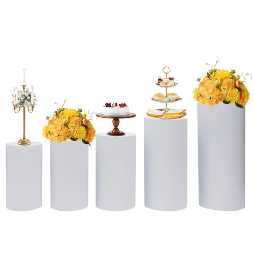 Metal cylinder pedestal stand - cylinder,