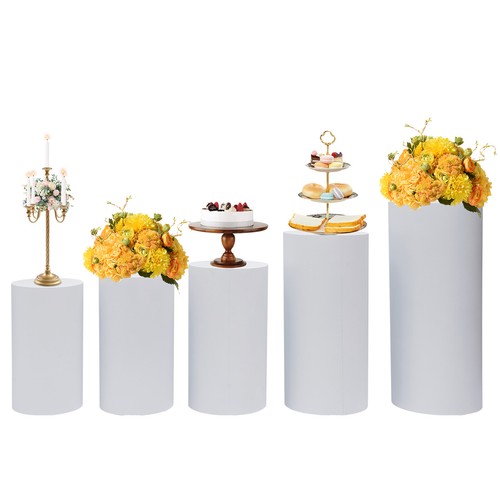 5pcs cylinder pedestal art - 5pcs,