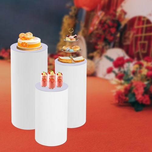 White piece cylindrical - white, 3-piece