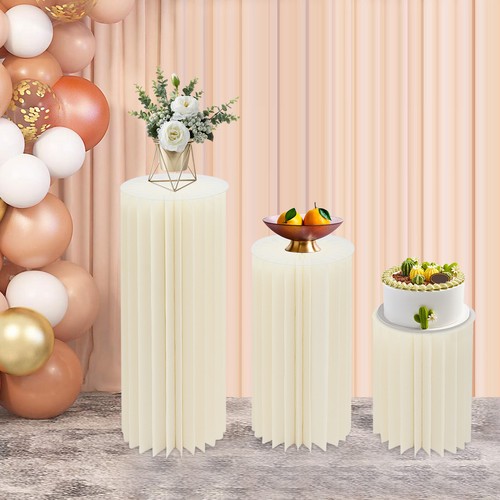 Cylinder pedestal wedding cake - pedestal,