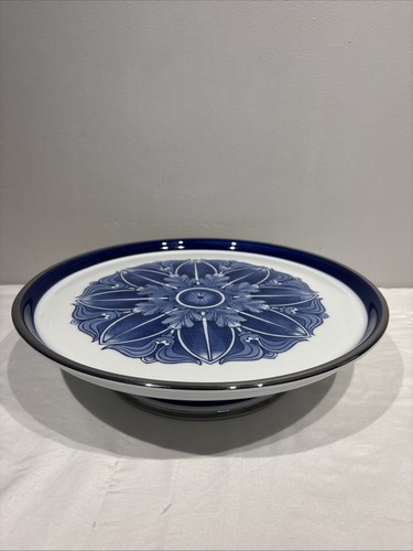Vintage bombay blue white - blue,