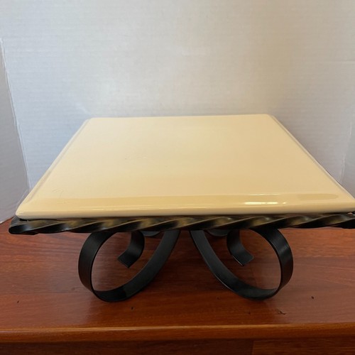 White ceramic square - white,