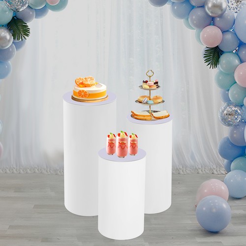 White piece cylindrical - 3-piece,