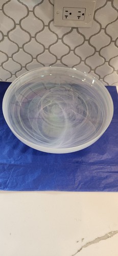 Iridescent glass cake stand - iridescent,